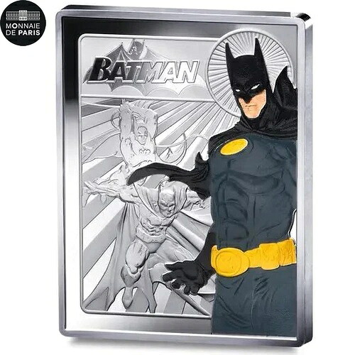 [#475339] フランス、10 ユーロ、ジュネス、BATMAN - Proof/BE、2025、Monnaie de Paris、