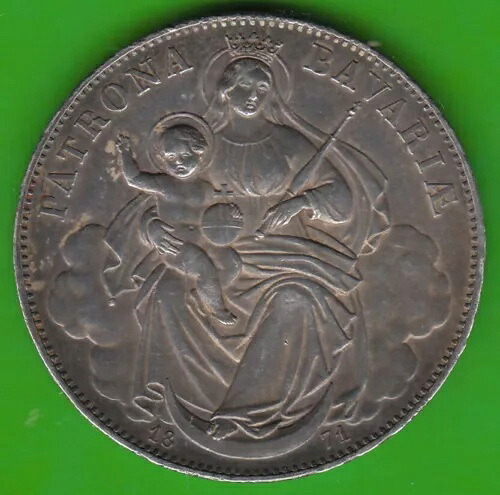 コイン シルバー ターラー バイエルン マドンネンターラー 1871 IN XF Der Kini Nice nswleipzig｜WORLD RESOURCE【KING店】