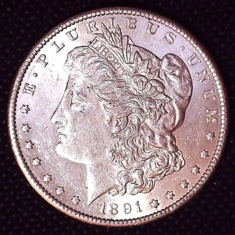 1891-S モルガン銀貨 サンフランシスコ造幣局 未流通 $1 #018