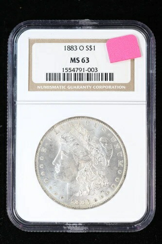 1883-O モルガン・ダラー NGC MS63 318I