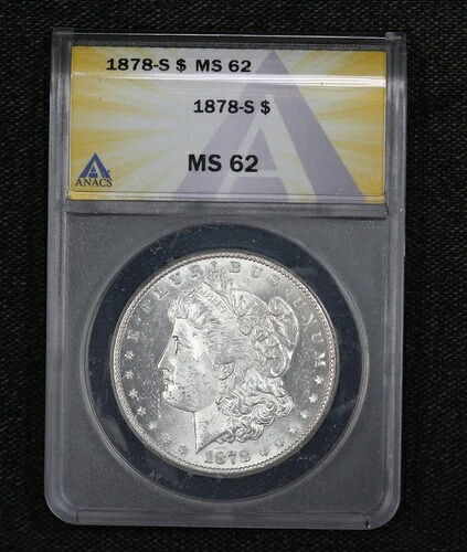 1878-S モルガン・ダラー ANACS MS-62 234H