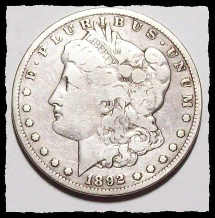 1892-S モルガン・ダラー 難度の高い日付の美しいコイン #27C82｜WORLD RESOURCE【KING店】