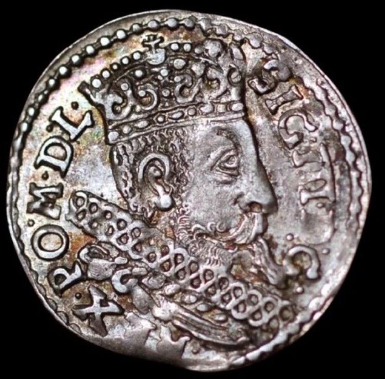 ポーランド リトアニア連邦 Trojak 3 Grosze 1598 Sigismund III Vasa 9252
