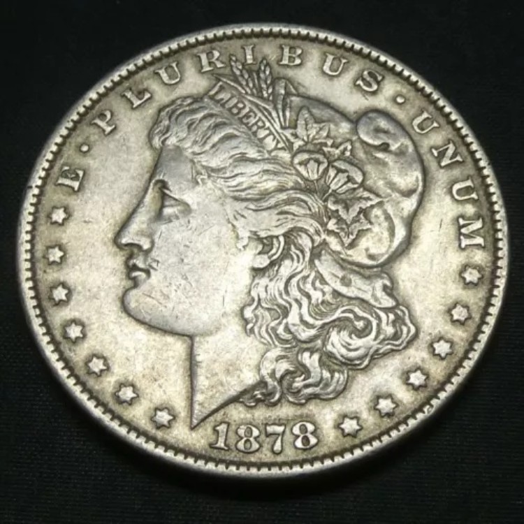 1878年 7TF $1 モルガン銀貨 裏面 79