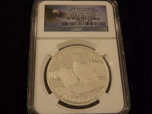 2013年 ハクトウワシ早期リリース NGC PF 70 ウルトラカメオ