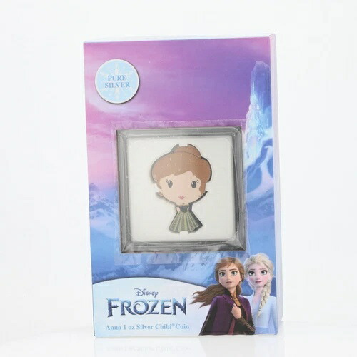 ディズニー 2022年 アナと雪の女王 コレクターズコイン 1オンス シルバー チルビコイン .999 シルバー