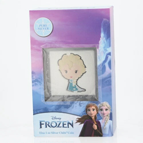 ディズニー 2022年 アナと雪の女王 エルサ コレクタブルコイン 1オンス シルバー チルビーコイン .999 シルバー 67,760円