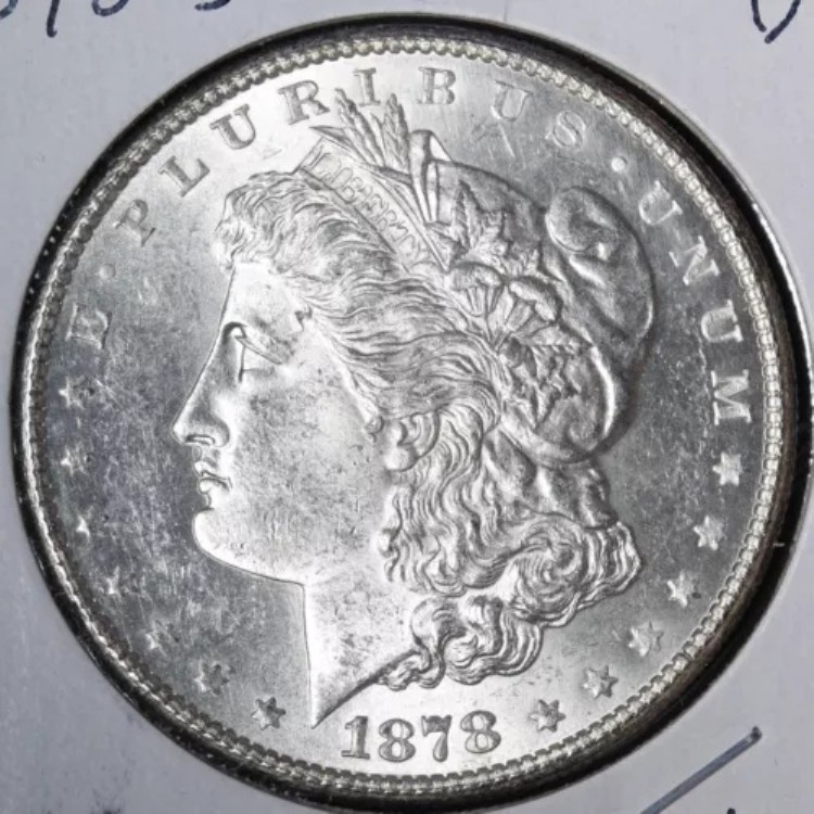 1878-S モーガン銀貨 BU *未流通* MS E363 JRBH