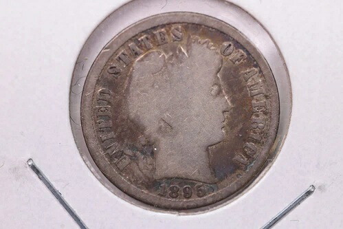1895年バーバーシルバーダイム、フェア、ストアセール #19247｜WORLD RESOURCE【KING店】