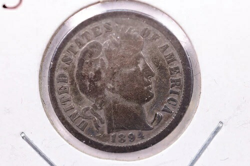 1894-O バーバー シルバー ダイム、V.G.、ストア セール #19235｜WORLD RESOURCE【KING店】