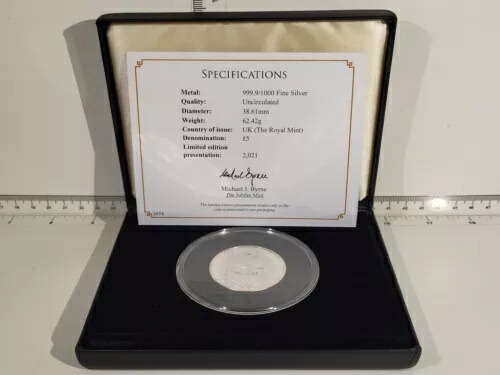 楽天市場】イギリス 5ポンド銀貨 2021年 2オンス クィーンズビースト