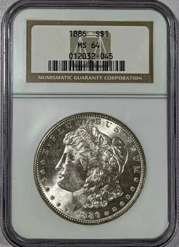 1886年 P モルガン銀貨 NGC MS-64｜WORLD RESOURCE【KING店】 71,995円