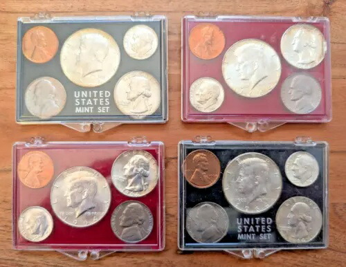 楽天市場】アメリカ ミントセット 50セント銀貨1枚入りプルーフ5点