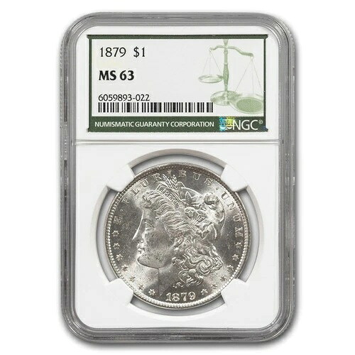 1879年モルガン・ダラー MS-63 NGC（グリーンラベル）｜WORLD RESOURCE【KING店】