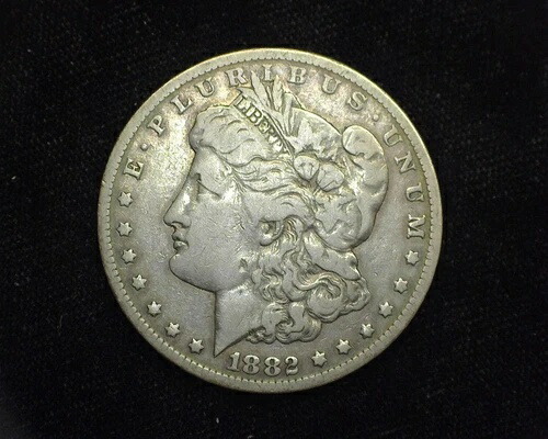 HS&C: 1882 CC モルガン・ダラー F - 米国コイン