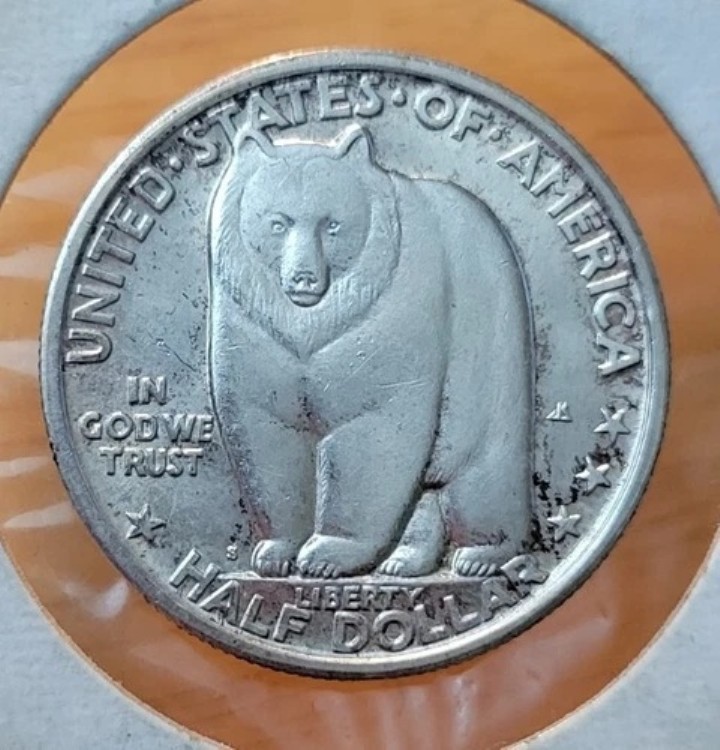 1936年 S (BU) ベイブリッジ記念ハーフドル 50セント
