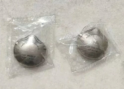 中国製純銀メダル（28g+27g）ペア - ウイルス対策