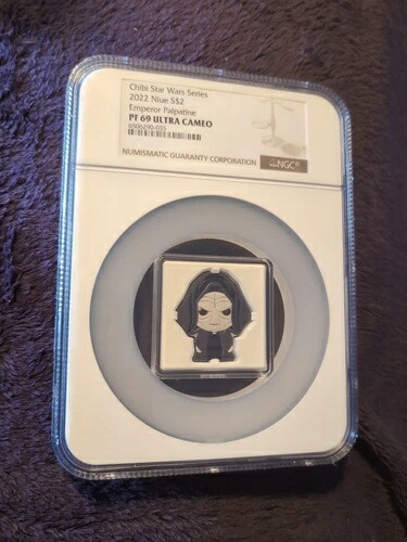 2022年 ニウエ 2ドル チビ - スターウォーズ - パルパティーン皇帝 NGC PF69 UC FR - 銀貨