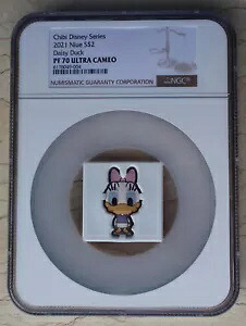 NGC PF70 UC 2021 ニウエ 1オンス 銀貨 - ちびディズニーシリーズ - デイジーダック