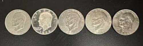 1972年 1973年 1978年 D アイゼンハワー 1ドル硬貨 流通品 銀貨 銅貨|WORLD RESOURCE【KING店】