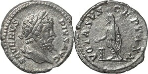 セプティミウス セウェルス デナリウス銀貨 193-211AD - 皇帝の犠牲