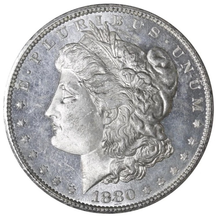 1880-S モルガン銀貨 GEM BU DMPL 超派手! E982 RXNM|WORLD RESOURCE【KING店】