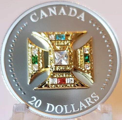 楽天市場】最高鑑定 2023年 カナダ 聖エドワード 王冠 20ドル 銀貨