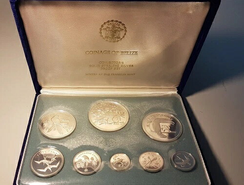 1974年 ベリーズ 8枚セット 銀貨｜WORLD RESOURCE【KING店】