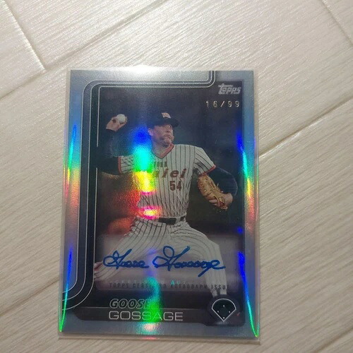 2025 Topps NPB グース・ゴセージ/直筆サインカード/シルバーエディション｜WORLD RESOURCE【KING店】
