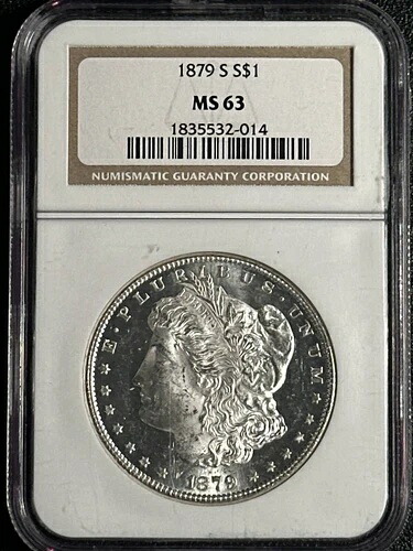 1879年 S モルガン銀貨 NGC MS-63｜WORLD RESOURCE【KING店】