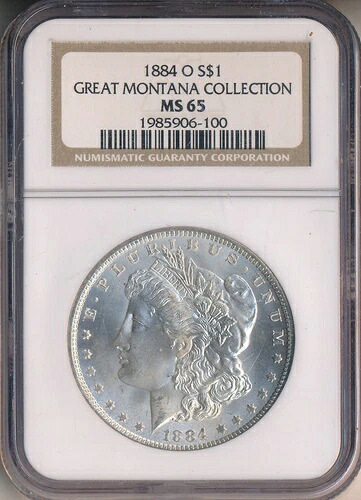 1884-O モーガン シルバー ドル **NGC 認定 MS 65** 送料無料!!｜WORLD RESOURCE【KING店】
