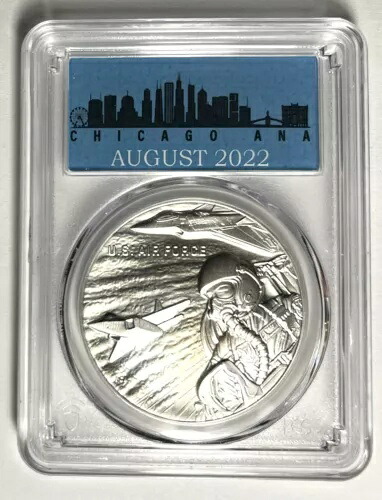 2022 S シルバーメダル 20枚限定 PCGS 1QZ エアフォースグレーディング - シカゴ COA # SEI 付き|WORLD RESOURCE【KING店】