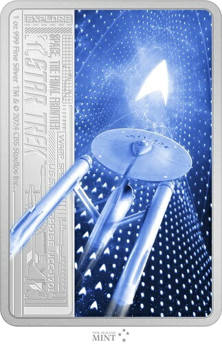 2ドル STAR TREK? - 宇宙、最後の未開地 ニウエ島 1オンス シルバー 2024｜WORLD RESOURCE【KING店】