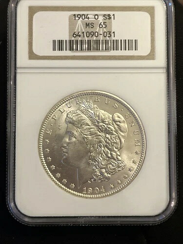 1904-O NGC MS65 モルガン銀貨 ブラストホワイト｜WORLD RESOURCE【KING店】