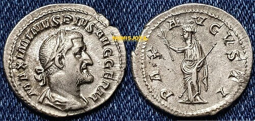 ローマ帝国 紀元235/236年 マクシミヌス1世 デナリウス銀貨。重量2.95グラム。厚さ20mm。｜WORLD RESOURCE【KING店】
