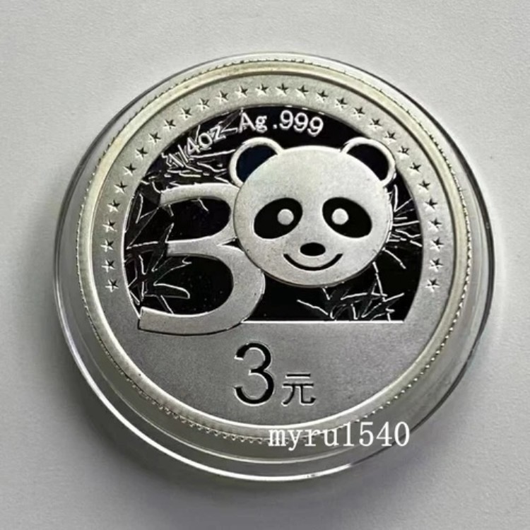 中国熊猫金幣発行30周年記念　　純銀　5oz 5オンス　2012年 中国熊猫金幣発行30周年記念 純銀 5oz 5オンス 2012年 China