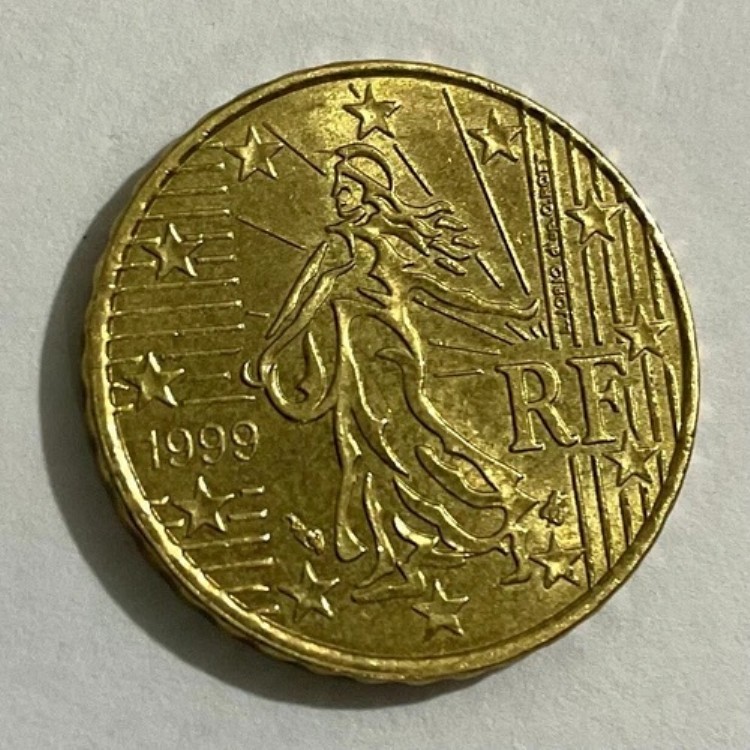 楽天市場】1999 10 ユーロ セント - 表面はフランスのマリアンヌ国家