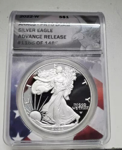 2022 W シルバーイーグル T2 ANACS PR70 DCAM 先行リリースフラッグラベル。1486台中1155台目｜WORLD RESOURCE【KING店】