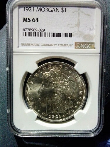 1921年 モルガン銀貨 NGC MS64｜WORLD RESOURCE【KING店】