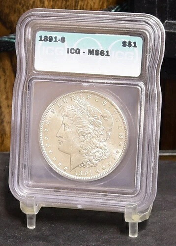 1891-S モルガン・ダラー - ICG MS61 (#54241-L)|WORLD RESOURCE【KING店】
