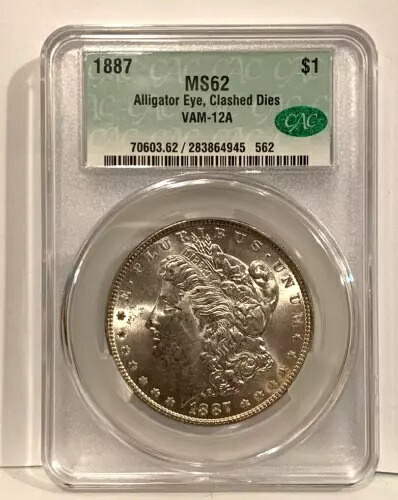 1887年 モーガン シルバードル - VAM 12A - クラッシュダイス - アリゲーターアイ｜WORLD RESOURCE【KING店】