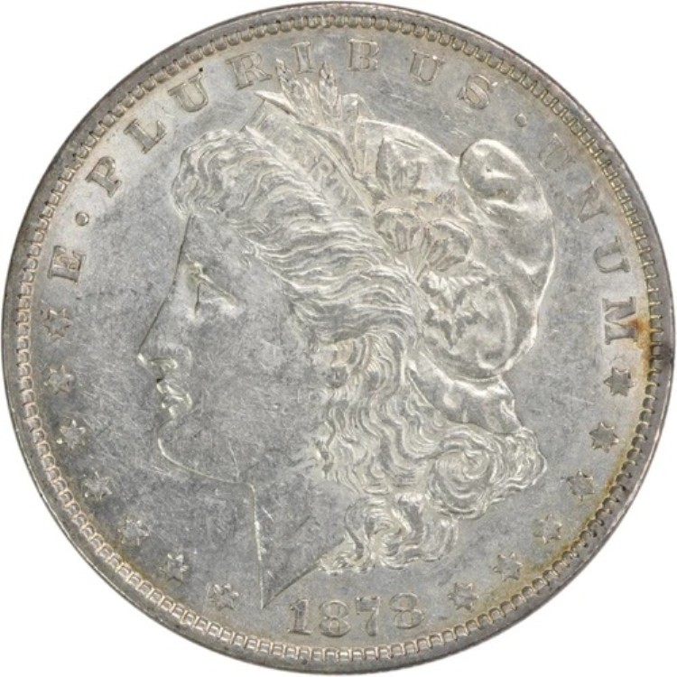 1878年 モルガン銀貨 7/8TF AU 未認定 #327｜WORLD RESOURCE【KING店】
