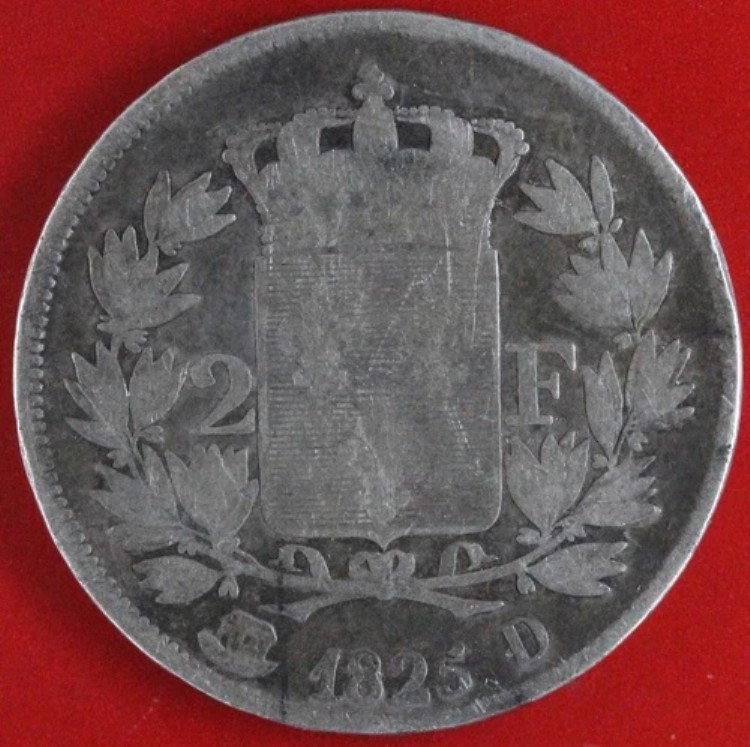 フランス 2フラン 1825年 銀貨｜WORLD RESOURCE【KING店】 88,330円
