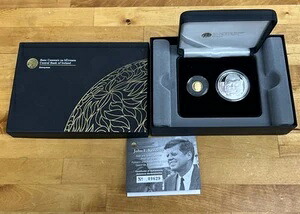 2013年 JFK 20ユーロ金貨プルーフと10ユーロ銀貨プルーフの2枚セット - 50周年記念 105,875円