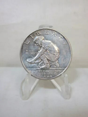 1925-S アメリカ合衆国 カリフォルニア ジュビリー記念 500 セント 銀貨