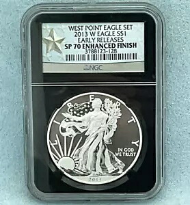 2013 Wイーグル ウェストポイント イーグルセット 早期リリース S$1-SP 70 NGC