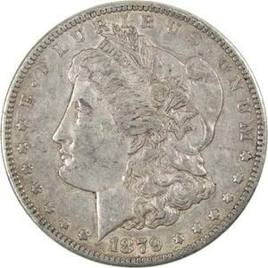 1879 S Rev 78 モルガン・ダラー XF EF 極上銀貨 1ドル SKU:I4066