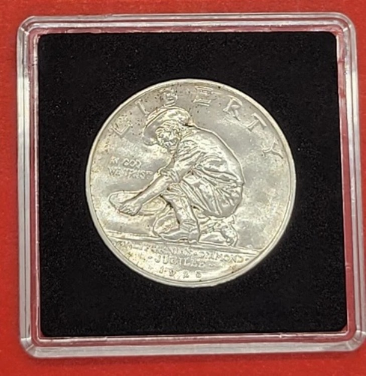 1925年 カリフォルニア シルバー ハーフドル 米国記念コイン ジェム BU 50セント 希少