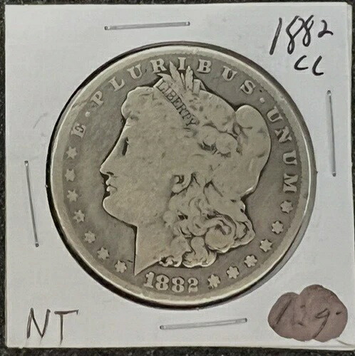 1882 CC モルガン銀貨 VG ベターデート CC