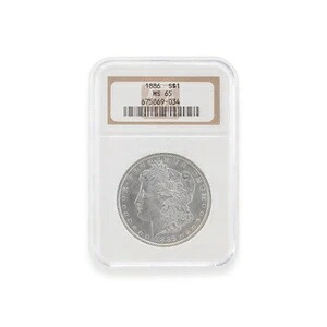 1886年 NGC MS65 シルバー 1ドル モルガンコイン